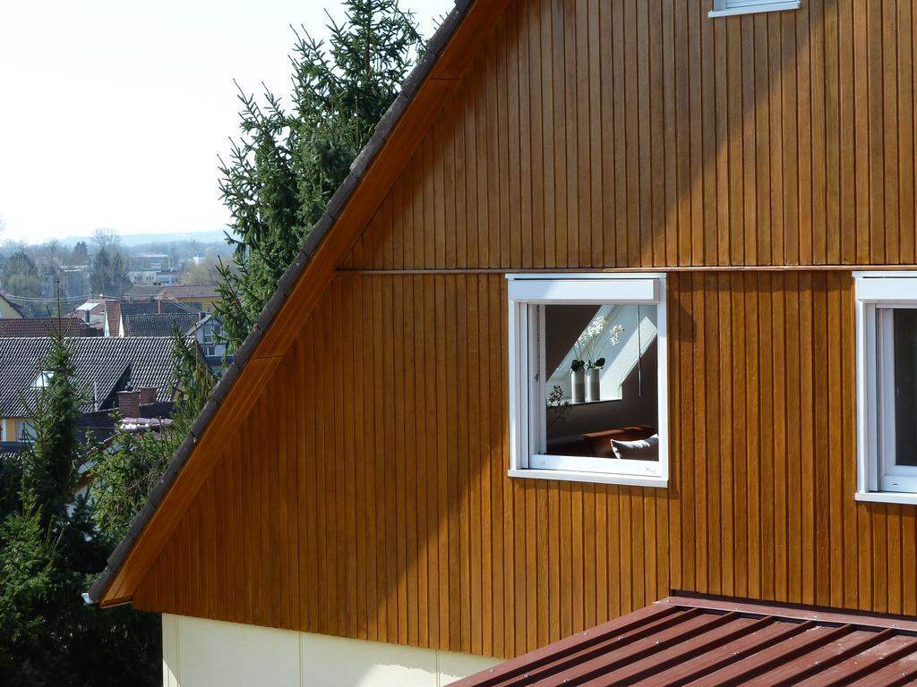 Helle 70 Qm Ferienwohnung Mit Herrlichem Blick 坦英根 外观 照片
