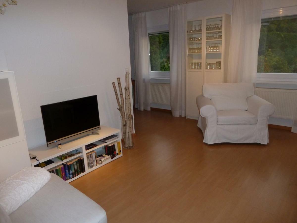 Helle 70 Qm Ferienwohnung Mit Herrlichem Blick 坦英根 外观 照片